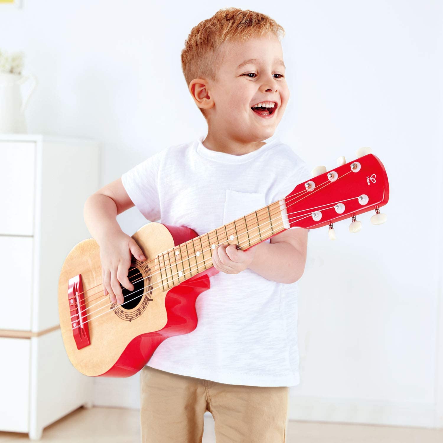 Музыкальная игрушка Гитара, цвет - Красное пламя  